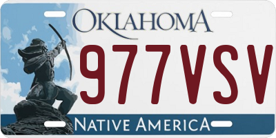OK license plate 977VSV