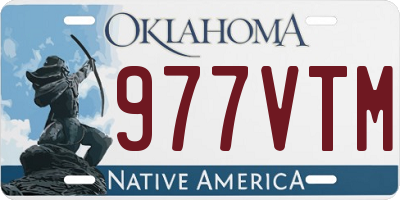 OK license plate 977VTM