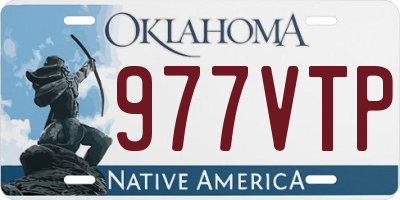OK license plate 977VTP