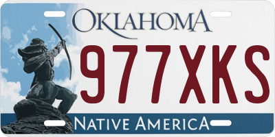 OK license plate 977XKS