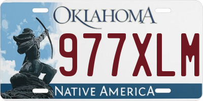 OK license plate 977XLM