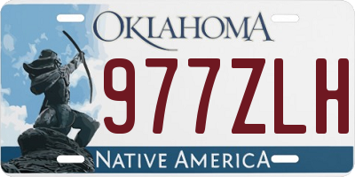 OK license plate 977ZLH