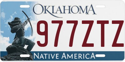 OK license plate 977ZTZ