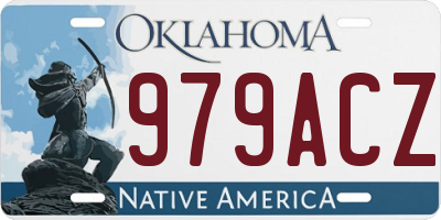 OK license plate 979ACZ