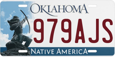 OK license plate 979AJS