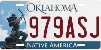 OK license plate 979ASJ