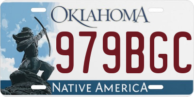 OK license plate 979BGC