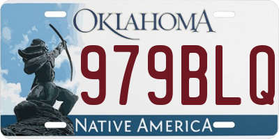 OK license plate 979BLQ