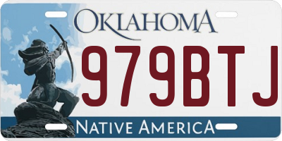 OK license plate 979BTJ