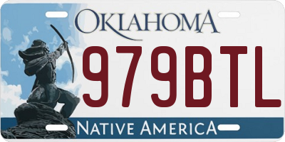 OK license plate 979BTL