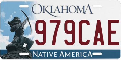 OK license plate 979CAE