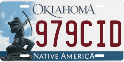 OK license plate 979CID