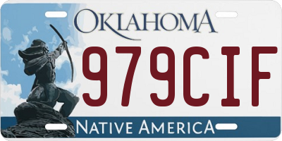 OK license plate 979CIF