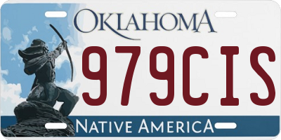 OK license plate 979CIS