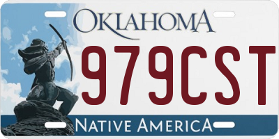 OK license plate 979CST
