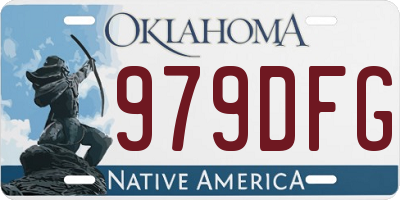 OK license plate 979DFG