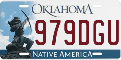 OK license plate 979DGU