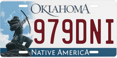 OK license plate 979DNI