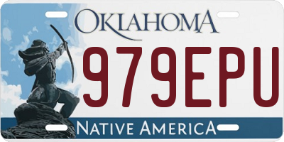 OK license plate 979EPU