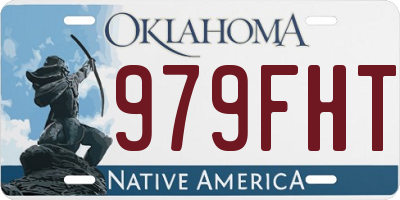 OK license plate 979FHT