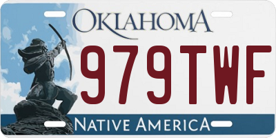 OK license plate 979TWF
