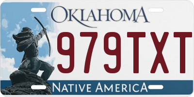 OK license plate 979TXT