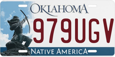 OK license plate 979UGV