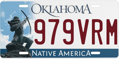 OK license plate 979VRM