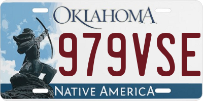 OK license plate 979VSE
