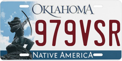 OK license plate 979VSR