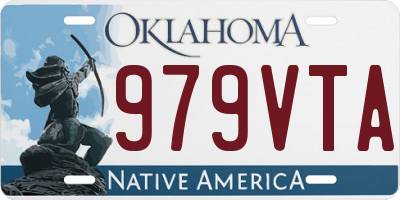 OK license plate 979VTA