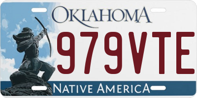 OK license plate 979VTE