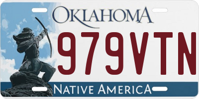 OK license plate 979VTN