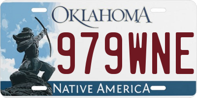 OK license plate 979WNE