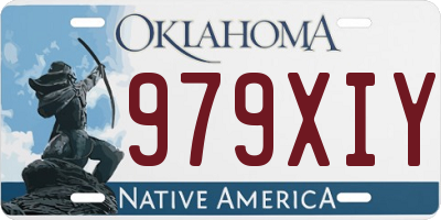 OK license plate 979XIY