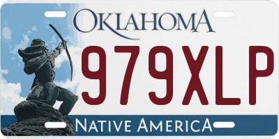 OK license plate 979XLP