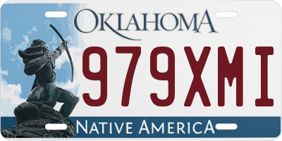 OK license plate 979XMI
