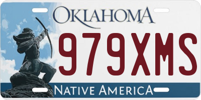 OK license plate 979XMS