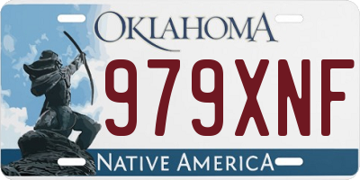 OK license plate 979XNF