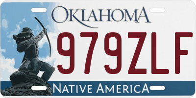 OK license plate 979ZLF