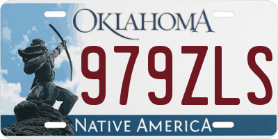 OK license plate 979ZLS