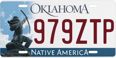 OK license plate 979ZTP