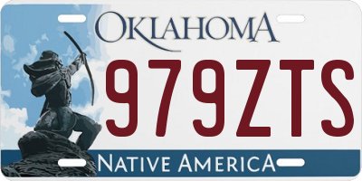 OK license plate 979ZTS