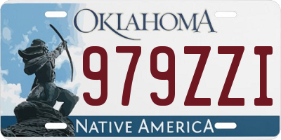 OK license plate 979ZZI