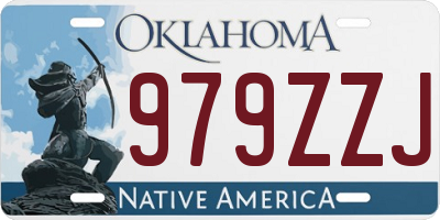 OK license plate 979ZZJ