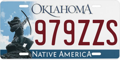 OK license plate 979ZZS