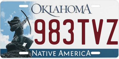 OK license plate 983TVZ