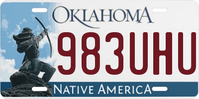 OK license plate 983UHU