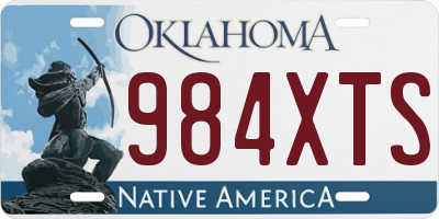 OK license plate 984XTS