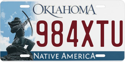 OK license plate 984XTU